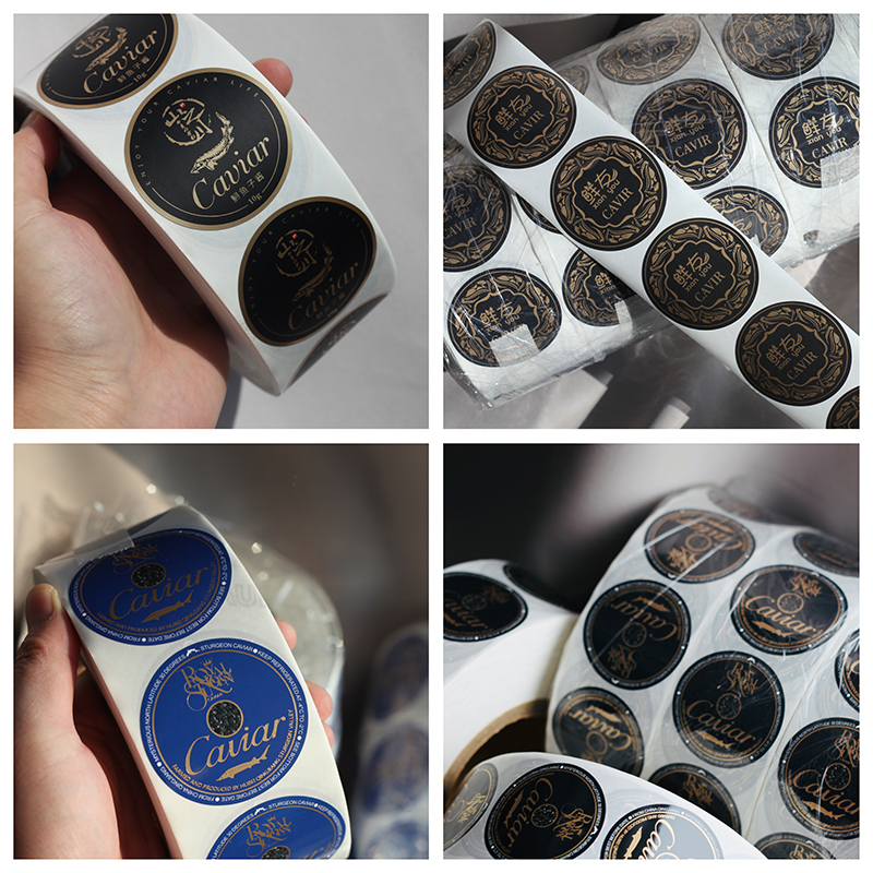 Caviar Tin Sticker